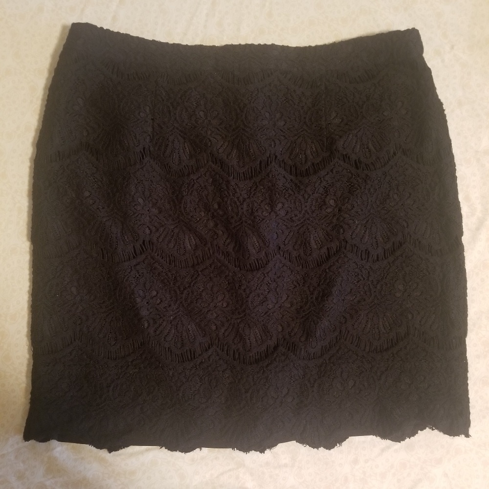 Halogen lace pencil skirt 14